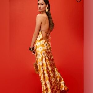 NWT Reformation Jeany Silk Dress